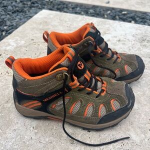 Merrell Kids/Boy Chameleon Mid Lace Wtpf High Rise Hiking Boots Multicolor 13.5